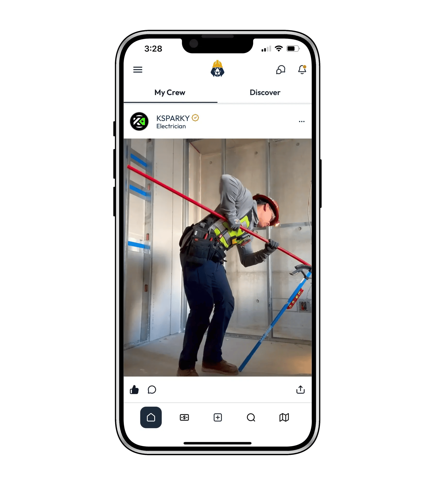Electrician KSPARKY bending conduit (1)