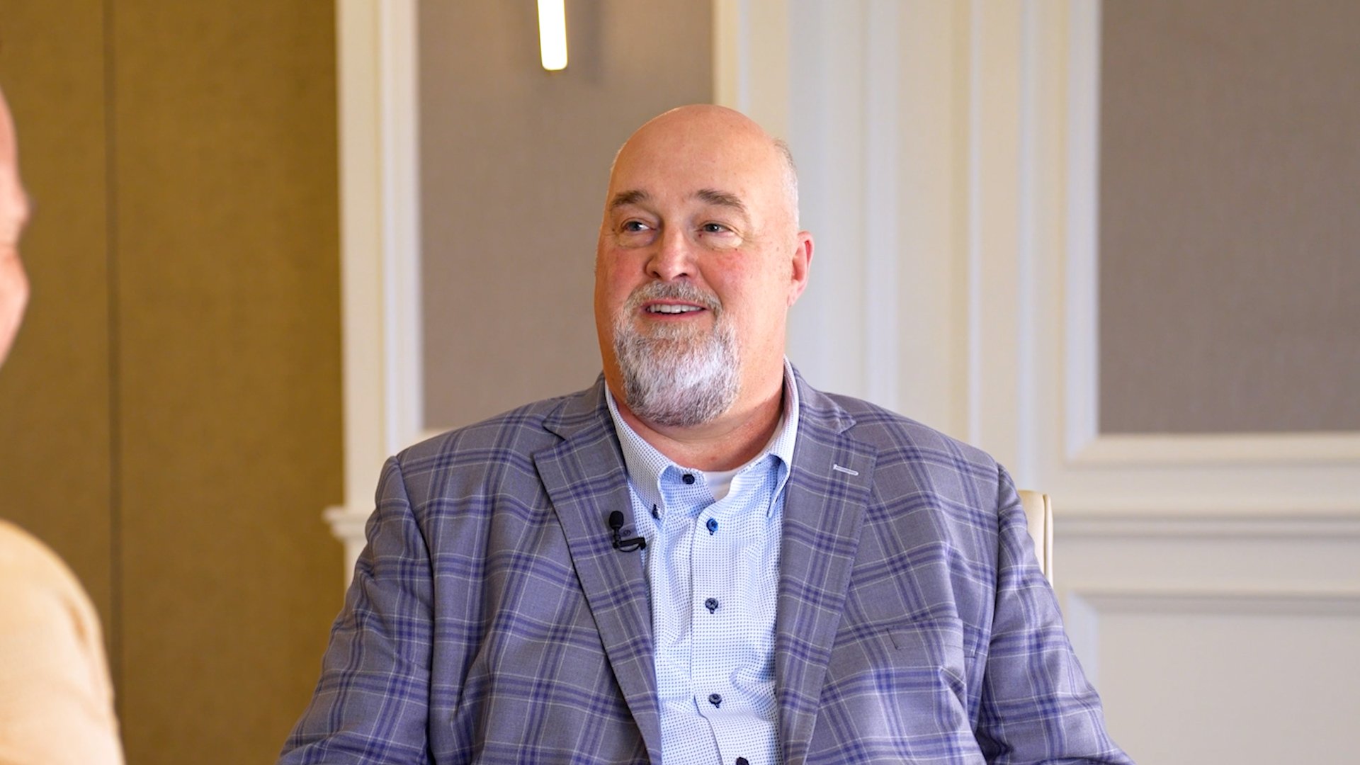 Mike Yelton, President at Eaton, speaking in a Trade Hounds interview at NEMA 2025