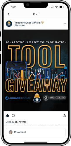 trade hounds sponsored post jonard tools cell-1
