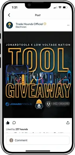 trade hounds sponsored post jonard tools cell-1